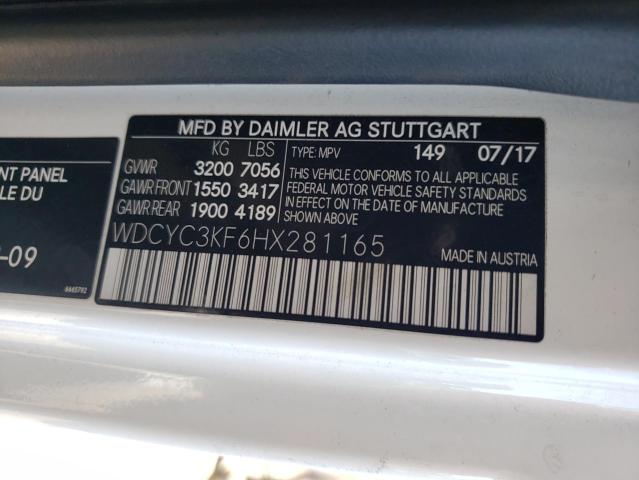 Photo 12 VIN: WDCYC3KF6HX281165 - MERCEDES-BENZ G 550 