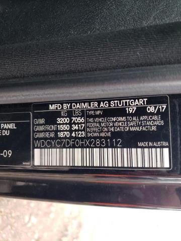 Photo 12 VIN: WDCYC7DF0HX283112 - MERCEDES-BENZ G 63 AMG 