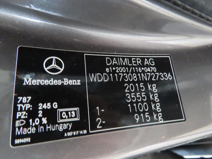 Photo 13 VIN: WDD1173081N727336 - MERCEDES-BENZ CLA 