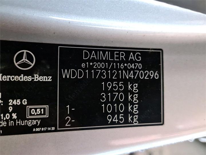 Photo 8 VIN: WDD1173121N470296 - MERCEDES-BENZ CLA 180 