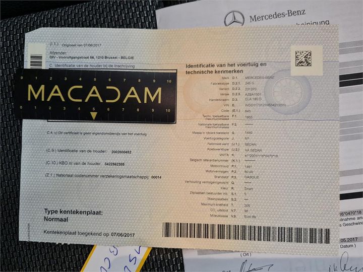 Photo 8 VIN: WDD1173121N534213 - MERCEDES-BENZ CLA 