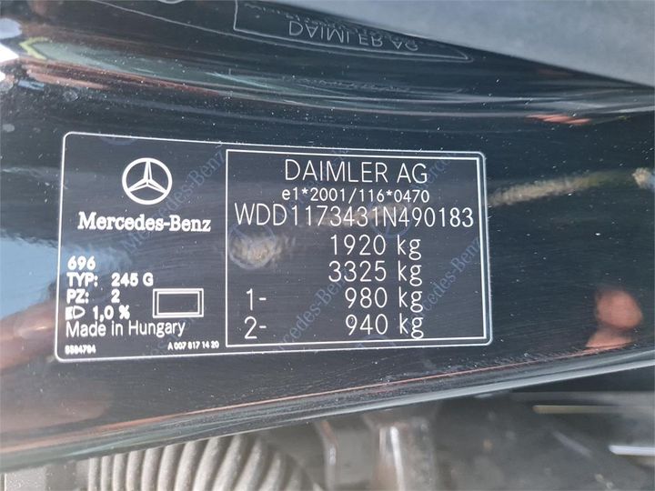 Photo 4 VIN: WDD1173431N490183 - MERCEDES-BENZ CLA-KLASSE 