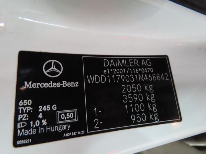 Photo 13 VIN: WDD1179031N468842 - MERCEDES-BENZ CLA SHOOTING BRAKE 