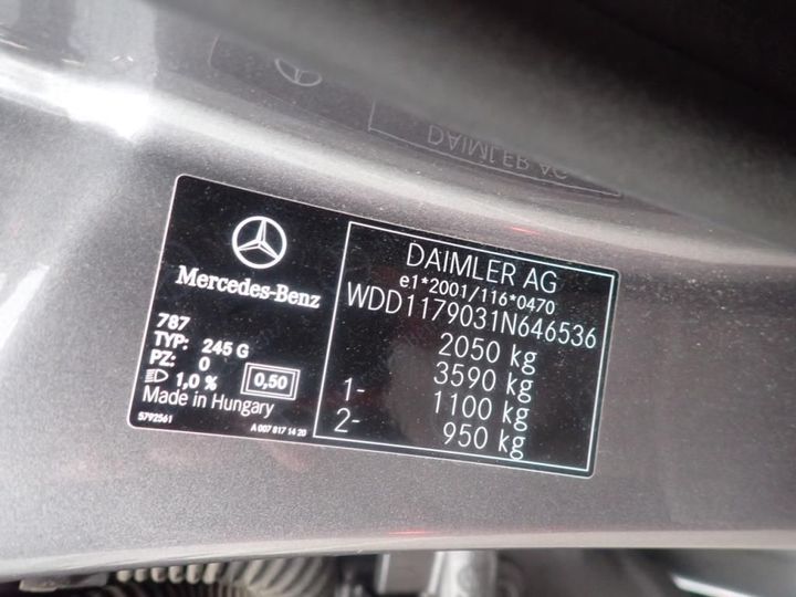 Photo 7 VIN: WDD1179031N646536 - MERCEDES-BENZ CLA SHOOTING BRAKE 