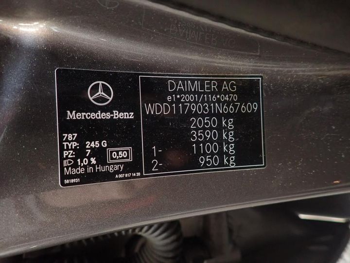 Photo 15 VIN: WDD1179031N667609 - MERCEDES-BENZ CLA SHOOTING BRAKE 