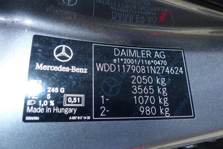 Photo 5 VIN: WDD1179081N274624 - MERCEDES-BENZ CLA-KLASSE 