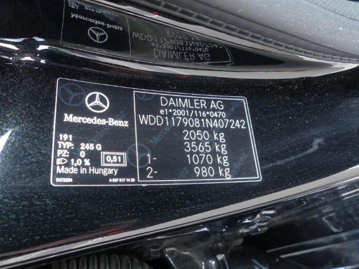 Photo 6 VIN: WDD1179081N407242 - MERCEDES-BENZ CLA SHOOTING BRAKE 