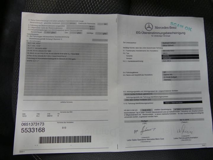 Photo 11 VIN: WDD1179081N453200 - MERCEDES-BENZ CLA SB 