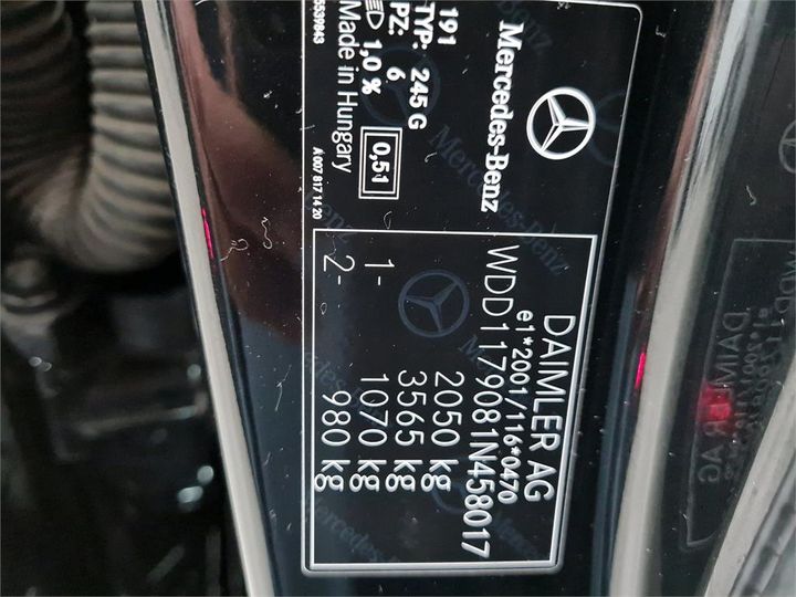 Photo 6 VIN: WDD1179081N458017 - MERCEDES-BENZ CLA SHOOTING BRAKE 