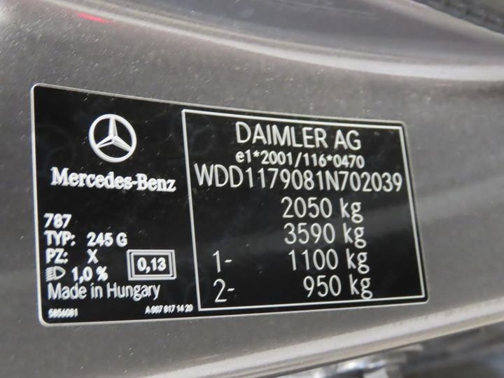 Photo 11 VIN: WDD1179081N702039 - MERCEDES-BENZ CLA SHOOTING BRAKE 