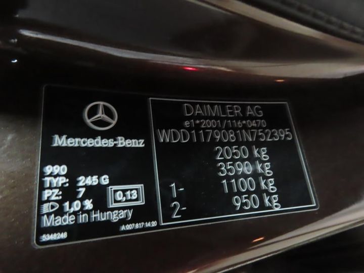 Photo 13 VIN: WDD1179081N752395 - MERCEDES-BENZ CLA SHOOTING BRAKE 