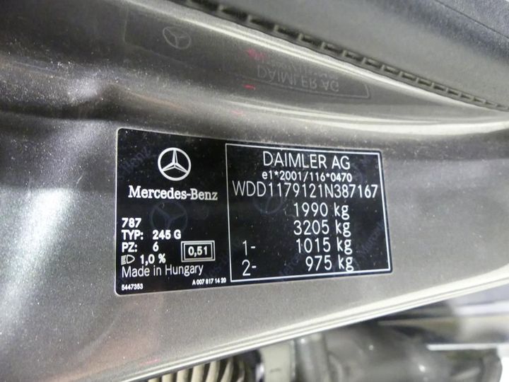 Photo 3 VIN: WDD1179121N387167 - MERCEDES-BENZ CLA SB 