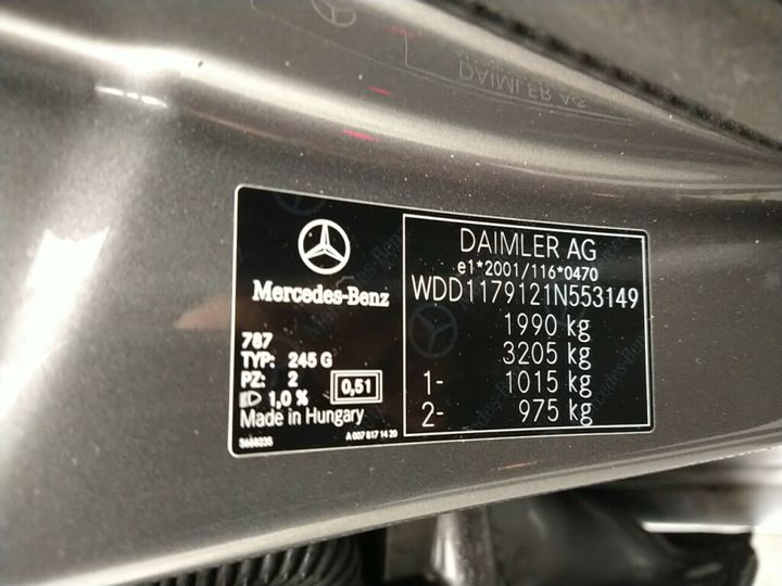 Photo 23 VIN: WDD1179121N553149 - MERCEDES-BENZ BENZ 