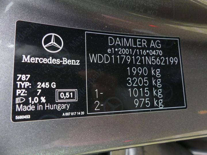 Photo 16 VIN: WDD1179121N562199 - MERCEDES-BENZ CLA SB 