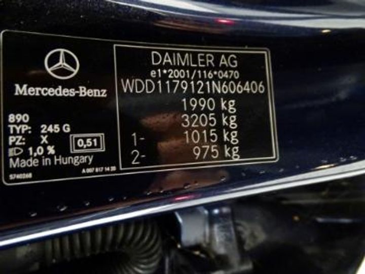 Photo 12 VIN: WDD1179121N606406 - MERCEDES-BENZ CLASSE CLA SB DIESEL (X117) - 2016 