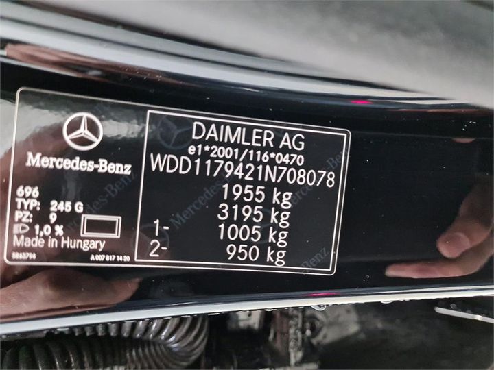 Photo 8 VIN: WDD1179421N708078 - MERCEDES-BENZ CLA 180 