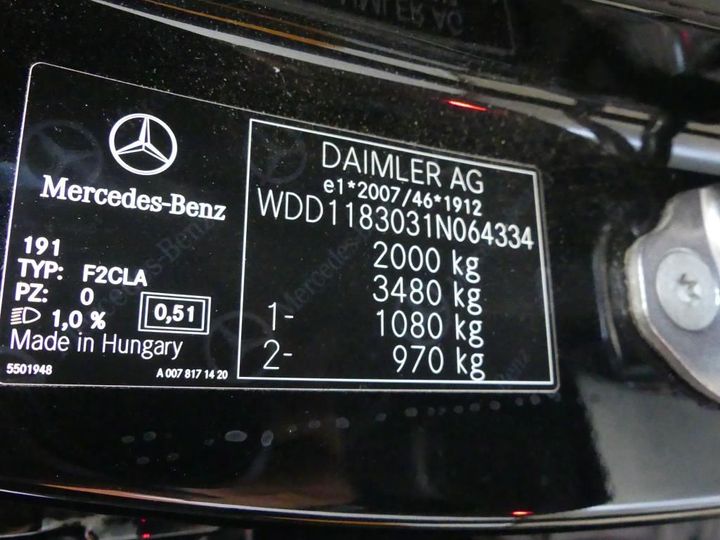 Photo 3 VIN: WDD1183031N064334 - MERCEDES-BENZ CLA COUPE 