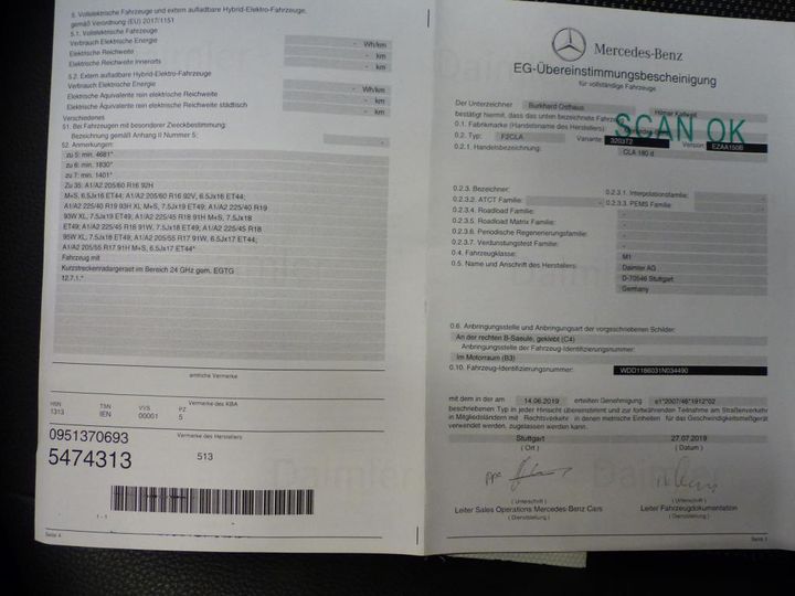 Photo 12 VIN: WDD1186031N034490 - MERCEDES-BENZ CLA SB 