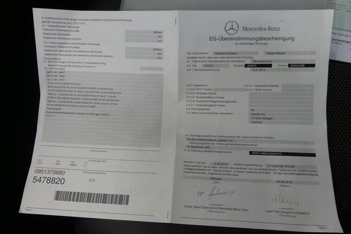 Photo 13 VIN: WDD1186031N037473 - MERCEDES-BENZ CLA SB 