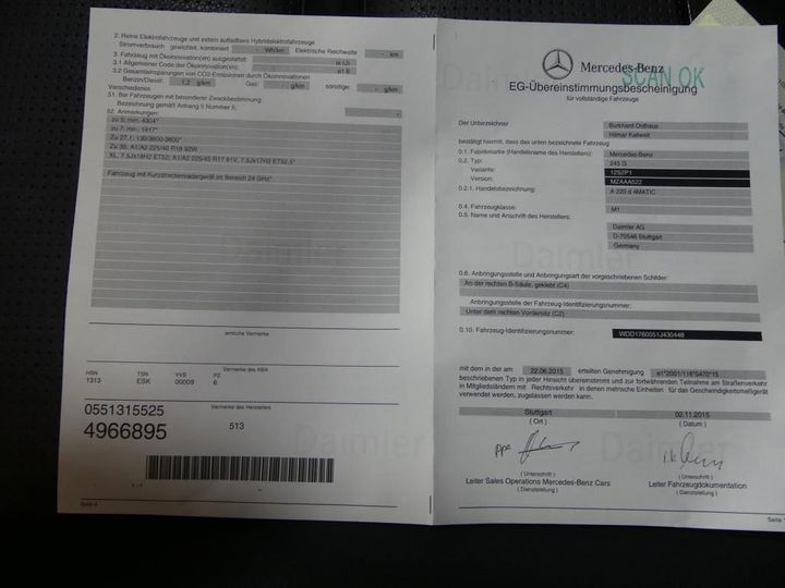 Photo 14 VIN: WDD1760051J430448 - MERCEDES-BENZ A 