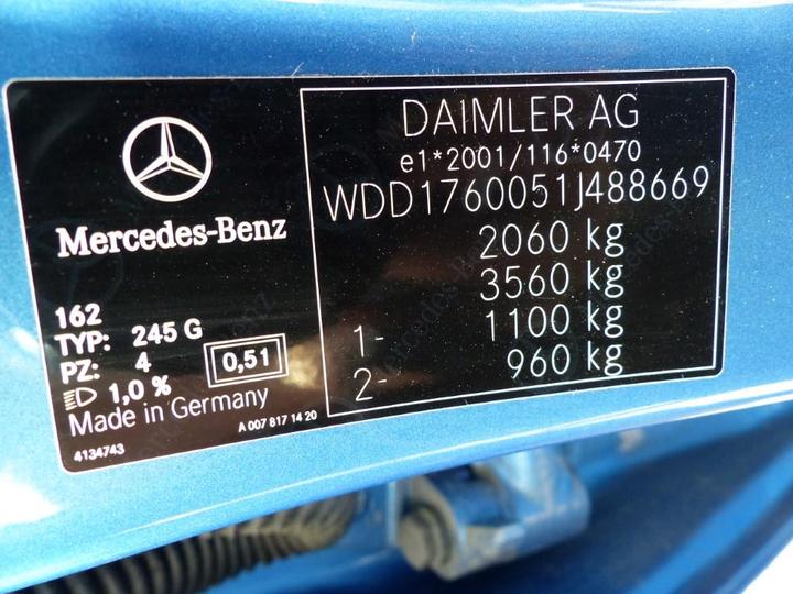 Photo 5 VIN: WDD1760051J488669 - MERCEDES-BENZ A-KLASSE 