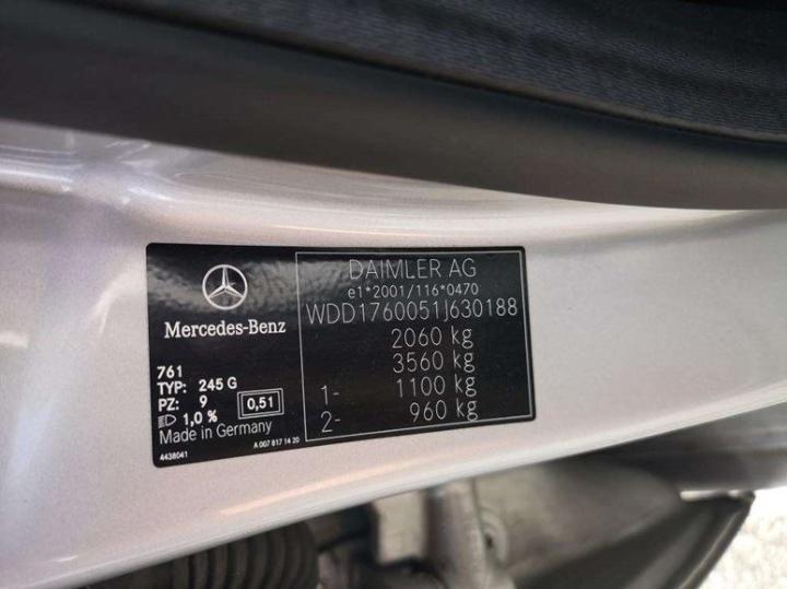 Photo 23 VIN: WDD1760051J630188 - MERCEDES-BENZ CLASSE A 