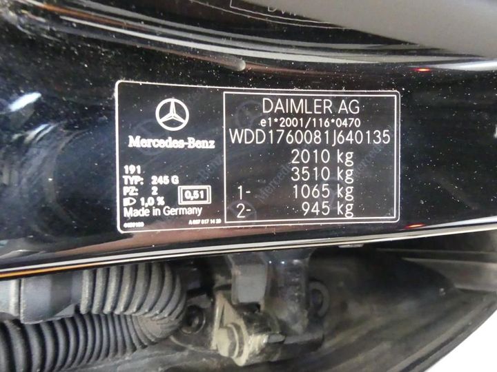 Photo 3 VIN: WDD1760081J640135 - MERCEDES-BENZ A 