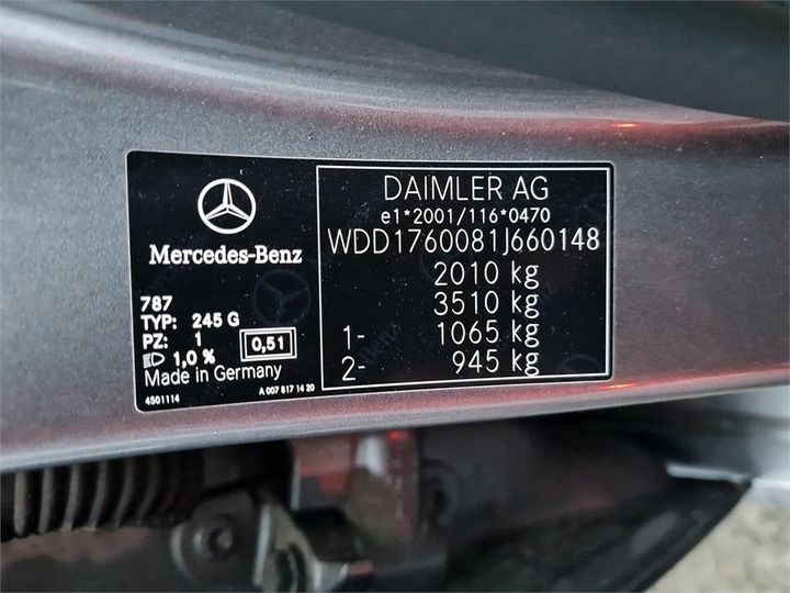 Photo 4 VIN: WDD1760081J660148 - MERCEDES-BENZ A-KLASSE 