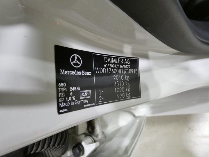 Photo 27 VIN: WDD1760081J710915 - MERCEDES-BENZ A 