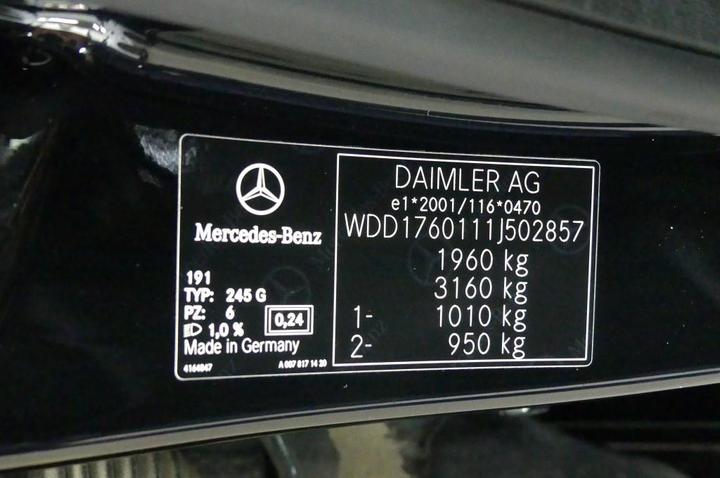 Photo 5 VIN: WDD1760111J502857 - MERCEDES-BENZ A-KLASSE 