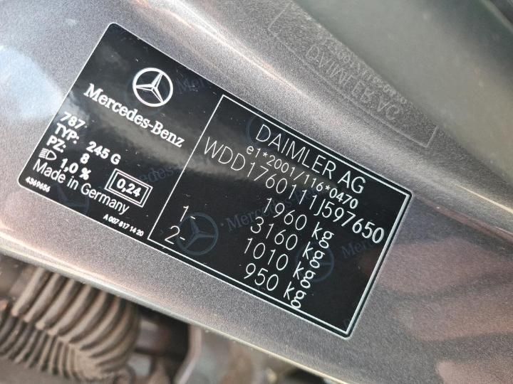 Photo 6 VIN: WDD1760111J597650 - MERCEDES-BENZ A 