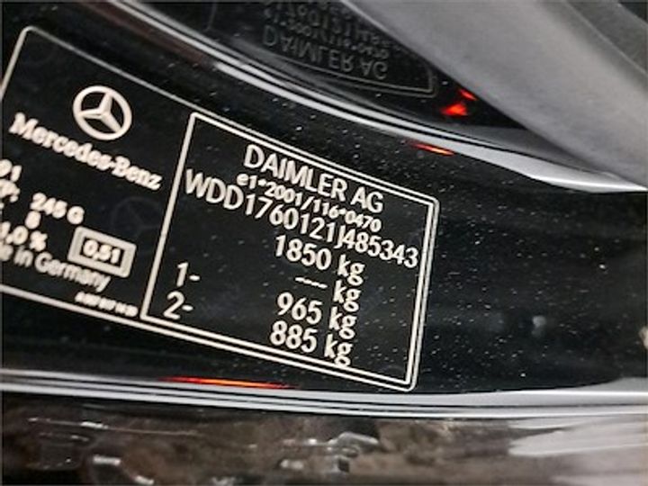 Photo 11 VIN: WDD1760121J485343 - MERCEDES-BENZ CLASSE A DIESEL (W176) - 2015 