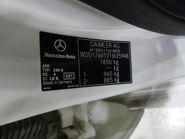 Photo 2 VIN: WDD1760121J635948 - MERCEDES-BENZ A 