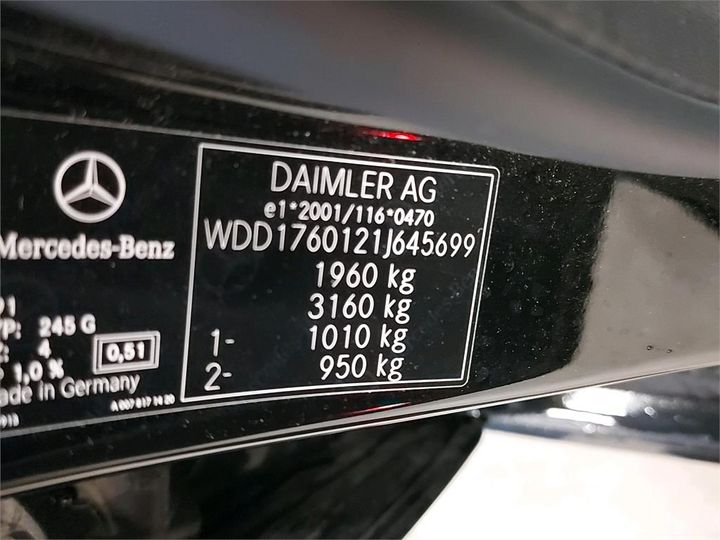 Photo 6 VIN: WDD1760121J645699 - MERCEDES-BENZ A 