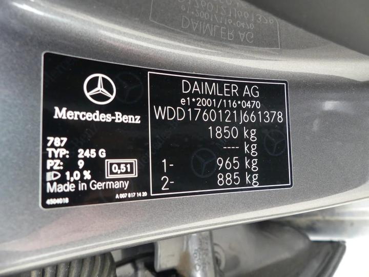 Photo 5 VIN: WDD1760121J661378 - MERCEDES-BENZ A-KLASSE 