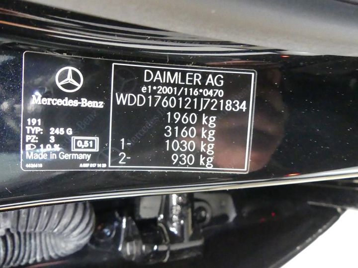 Photo 3 VIN: WDD1760121J721834 - MERCEDES-BENZ A 