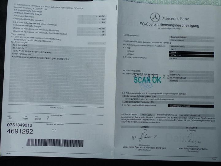 Photo 12 VIN: WDD1760121J755969 - MERCEDES-BENZ A 