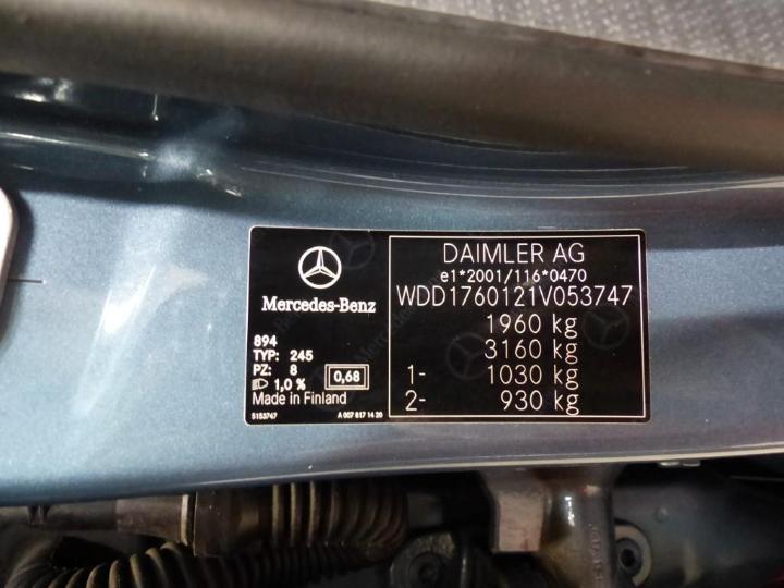 Photo 6 VIN: WDD1760121V053747 - MERCEDES-BENZ A 