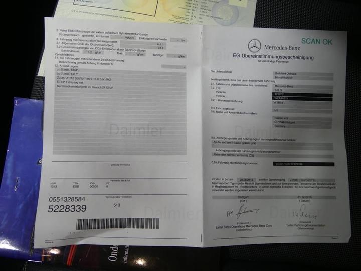 Photo 12 VIN: WDD1760121V128339 - MERCEDES-BENZ A 