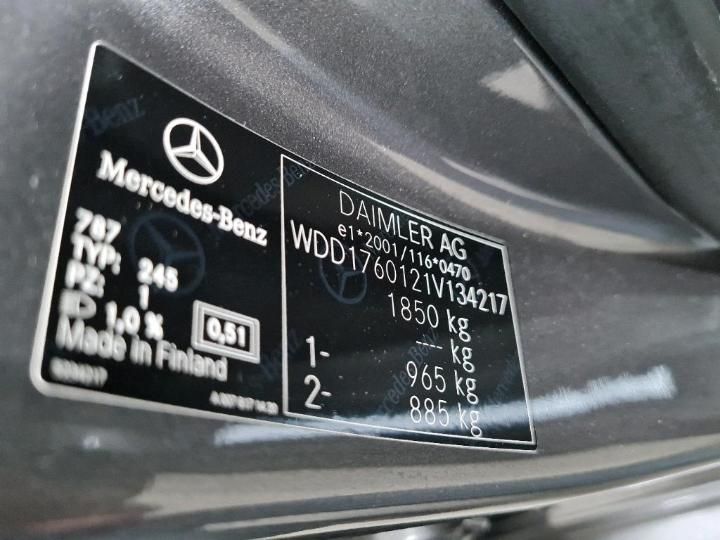 Photo 6 VIN: WDD1760121V134217 - MERCEDES-BENZ A 