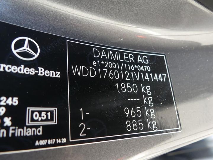 Photo 4 VIN: WDD1760121V141447 - MERCEDES-BENZ A 