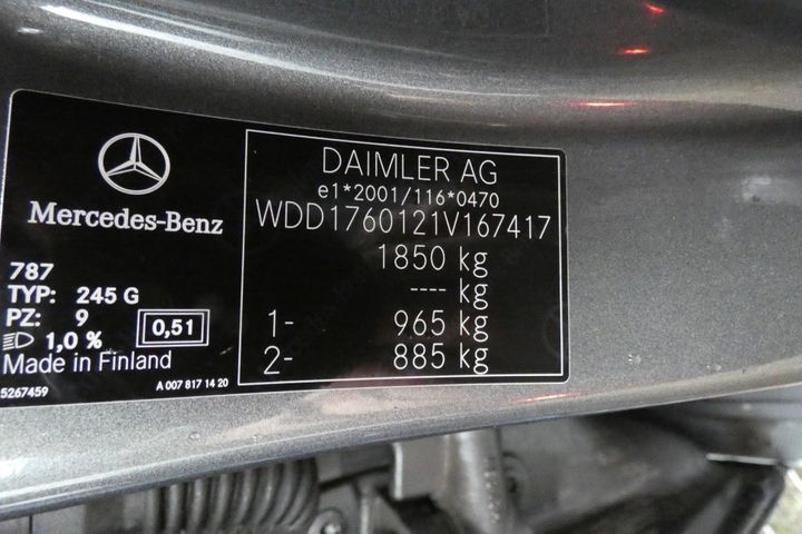 Photo 4 VIN: WDD1760121V167417 - MERCEDES-BENZ A-KLASSE 