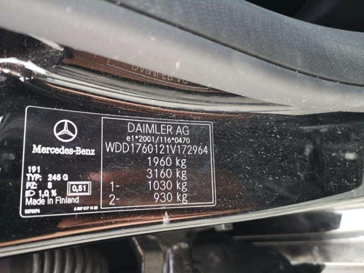 Photo 28 VIN: WDD1760121V172964 - MERCEDES-BENZ CLASSE A 