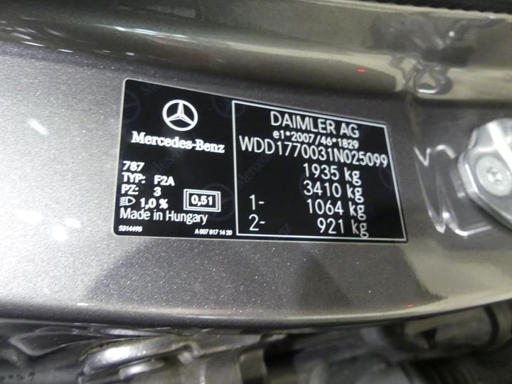 Photo 3 VIN: WDD1770031N025099 - MERCEDES-BENZ A 