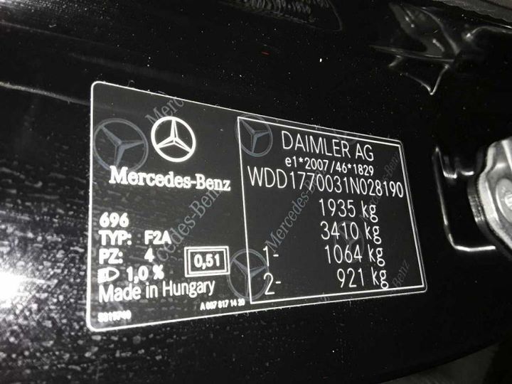 Photo 16 VIN: WDD1770031N028190 - MERCEDES-BENZ A 180 D 