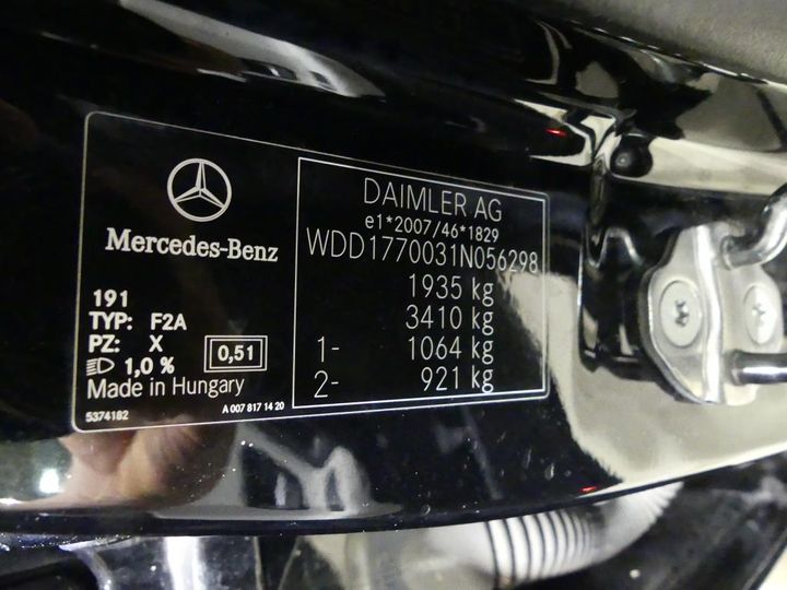 Photo 3 VIN: WDD1770031N056298 - MERCEDES-BENZ A 