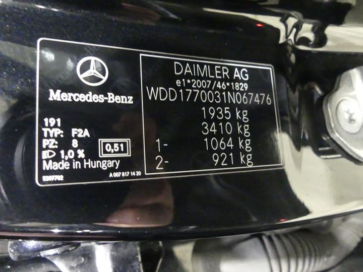 Photo 3 VIN: WDD1770031N067476 - MERCEDES-BENZ A 