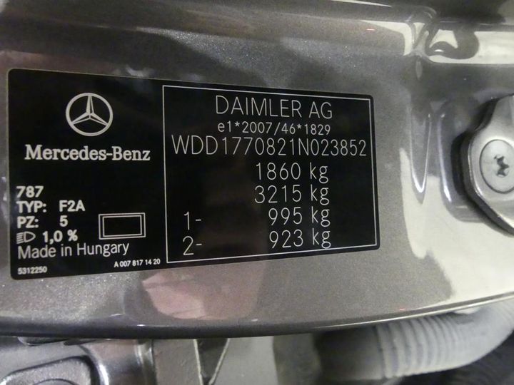 Photo 3 VIN: WDD1770821N023852 - MERCEDES-BENZ A 