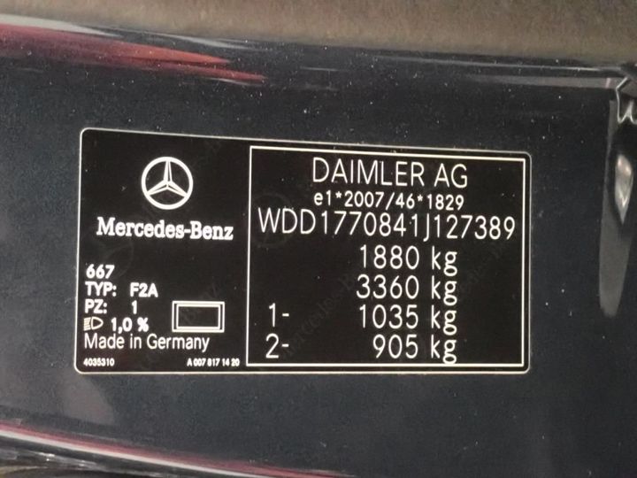 Photo 4 VIN: WDD1770841J127389 - MERCEDES-BENZ CLASSE A 