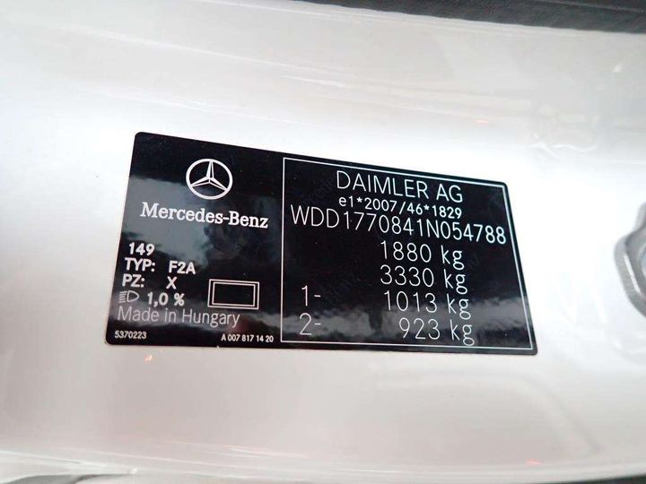 Photo 5 VIN: WDD1770841N054788 - MERCEDES-BENZ A KLASA 